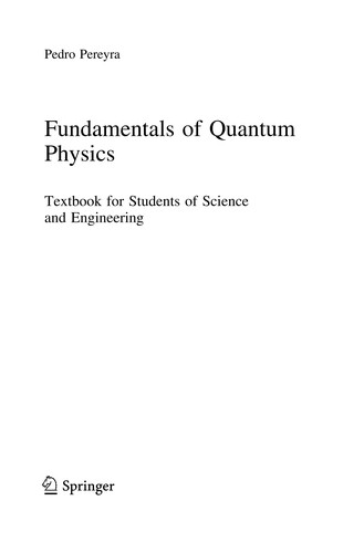 Fundamentals of Quantum Physics