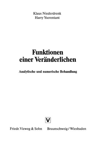Funktionen einer Veränderlichen