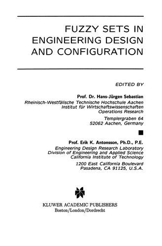 Fuzzy Sets in Engineering Design and Configuration