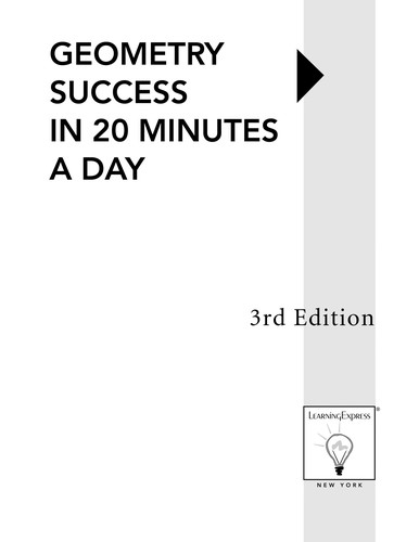 Geometry success in 20 minutes a day