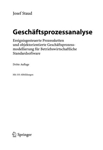 Geschäftsprozessanalyse