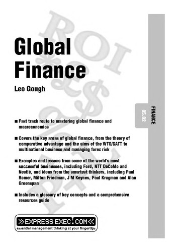 Global finance
