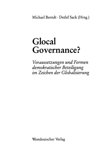 Glocal Governance?