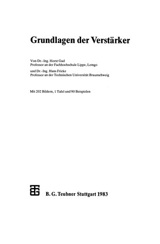 Grundlagen der Verstärker