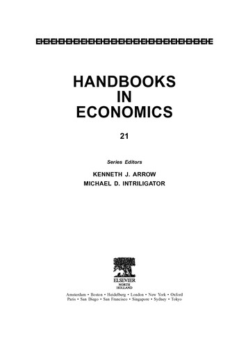 Handbook of the Economics of Finance