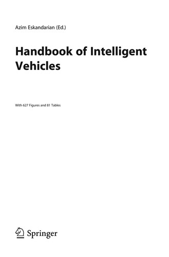 Handbook of Intelligent Vehicles
