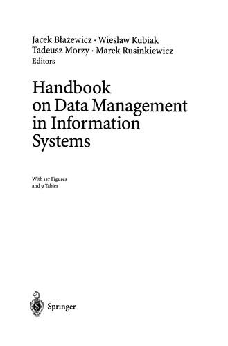 Handbook on Data Management in Information Systems