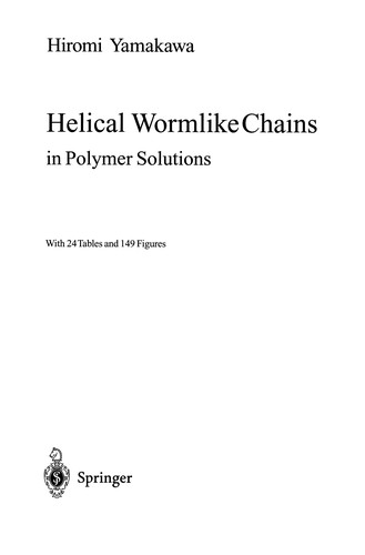 Helical Wormlike Chains in Polymer Solutions
