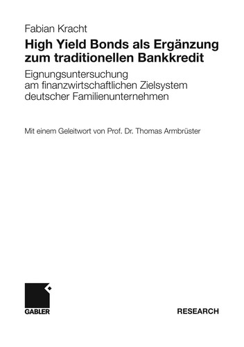 High Yield Bonds Als Ergñzung Zum Traditionellen Bankkredit