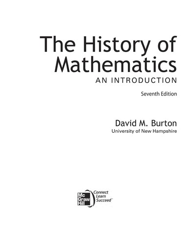 The history of mathematics