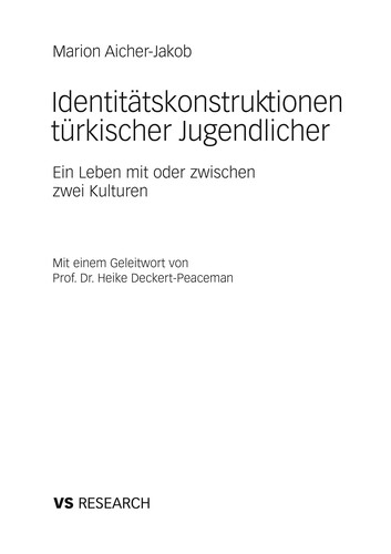 Identitätskonstruktionen türkischer Jugendlicher