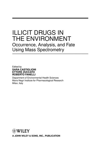 Illicit drugs in the environment
