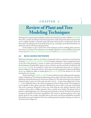 Image-based modeling of plants and trees