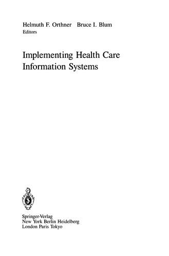Implementing Health Care Information Systems