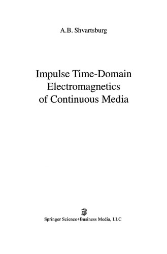 Impulse Time-Domain Electromagnetics of Continuous Media