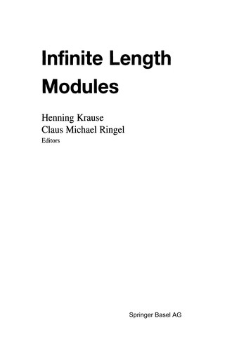 Infinite length modules