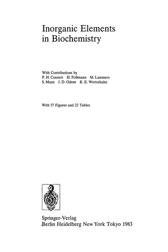 Inorganic elements in biochemistry