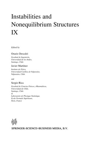 Instabilities and Nonequilibrium Structures IX