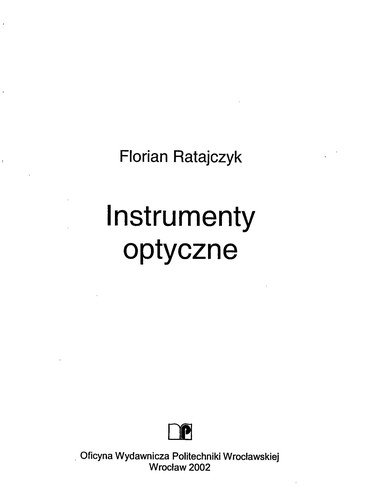Instrumenty optyczne