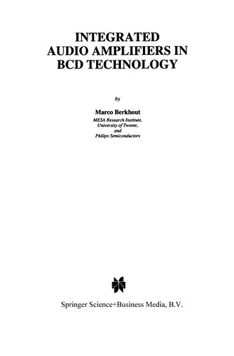 Integrated Audio Amplifiers in BCD Technology