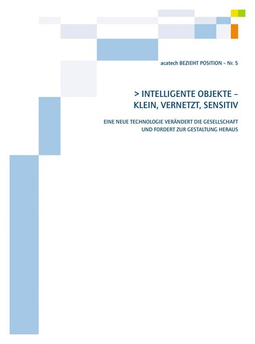 Intelligente Objekte - klein, vernetzt, sensitiv