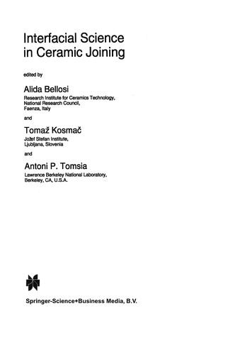 Interfacial Science in Ceramic Joining