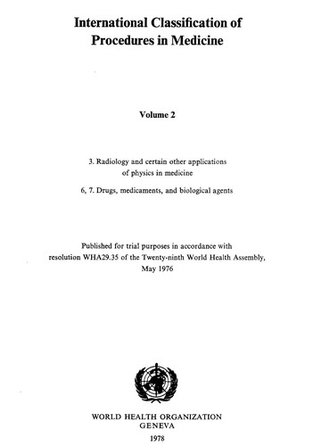 International classification of procedures in medicine