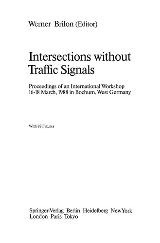 Intersections without Traffic Signals