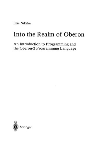Into the Realm of Oberon