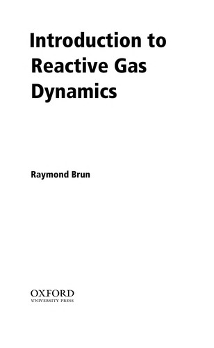 Introduction to reactive gas dynamics