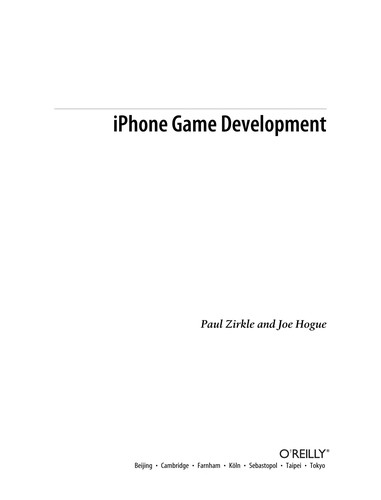 iPhone game development