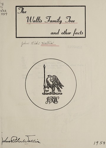 Wallis family tree and other facts