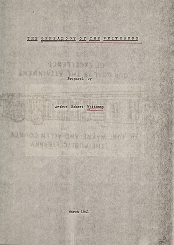The genealogy of the Weitkamps
