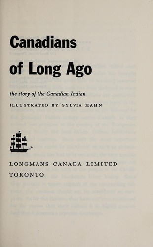 Canadians of long ago