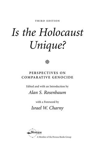 Is the Holocaust unique?