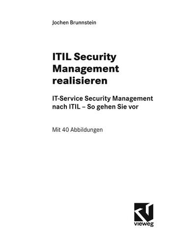 ITIL security management realisieren