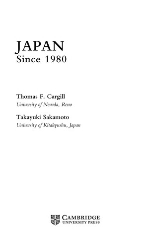 Japan since 1980