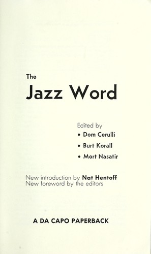 The jazz word