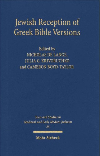 Jewish reception of Greek Bible versions