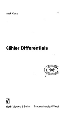 Kähler differentials