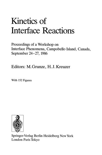 Kinetics of Interface Reactions