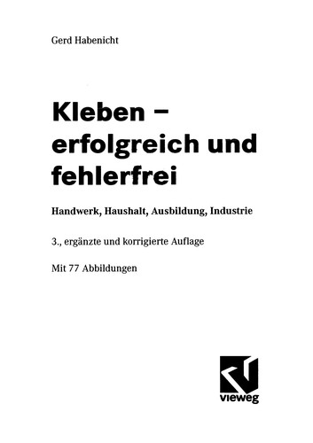 Kleben -- erfolgreich und fehlerfrei