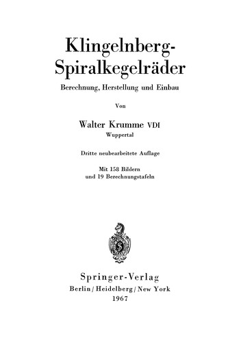 Klingelnberg-Spiralkegelräder