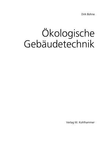 Ökologische Gebäudetechnik