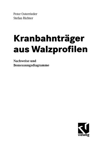 Kranbahnträger aus Walzprofilen
