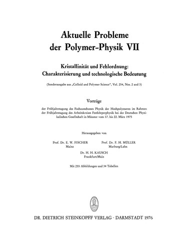 Kristallinität und Fehlordnung: Charakterisierung und technologische Bedeutung