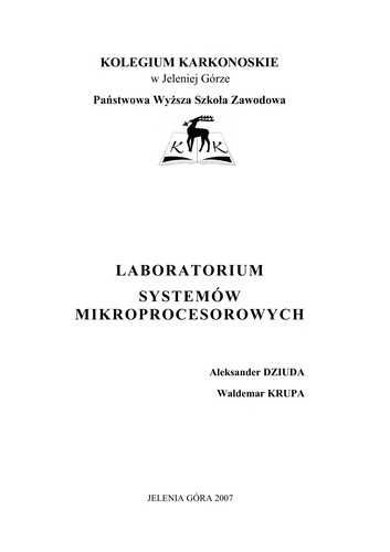 Laboratorium systemów mikroprocesorowych