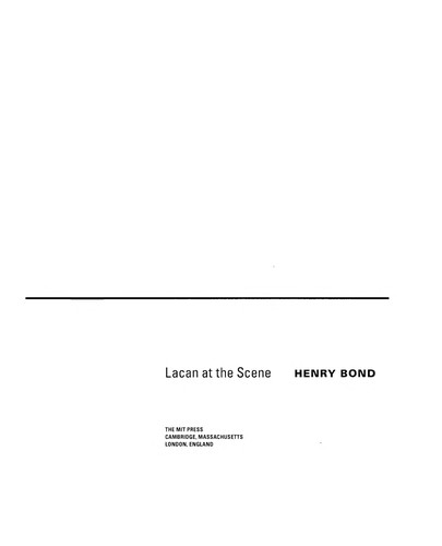 Lacan at the scene