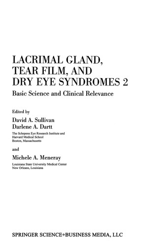 Lacrimal Gland, Tear Film, and Dry Eye Syndromes 2