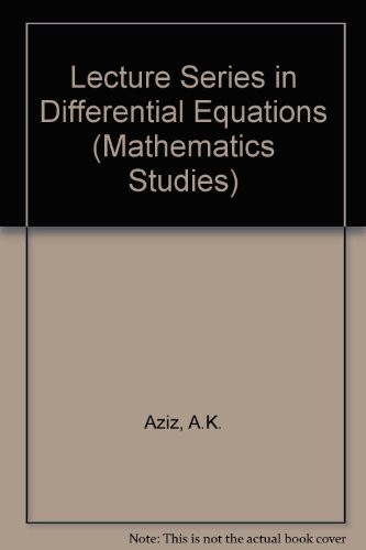 Lectures in differential equations